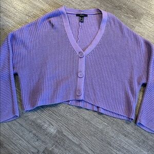 Cropped Indie Sweater by Forever 21